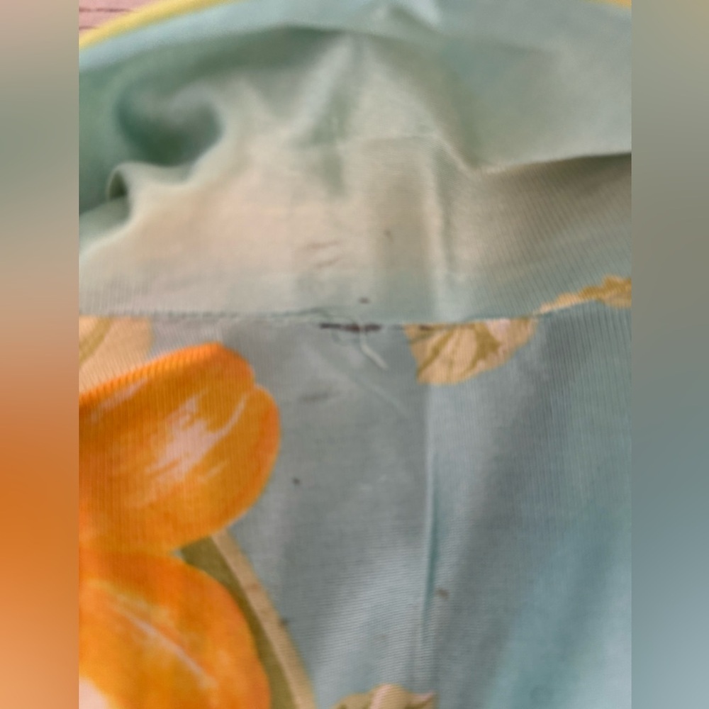 VINTAGE floral button down/pantsuit 60-70’s size small (see measurements) - Picture 13 of 15